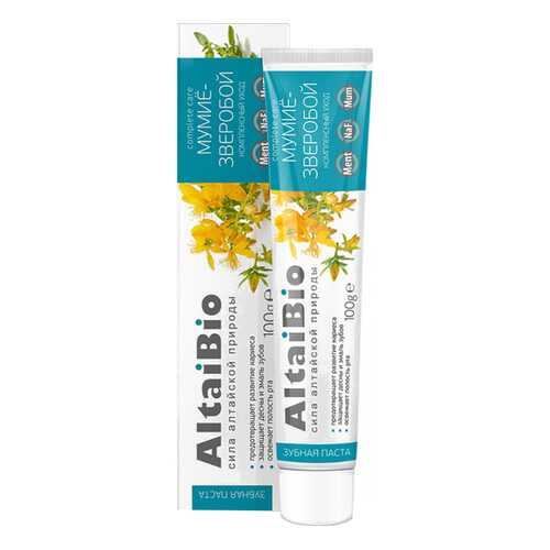Зубная паста AltaiBio Мумие-Зверобой 100 г в Мери Кей