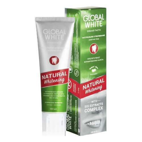 Зубная паста Global white Натуральное отбеливание в Мери Кей