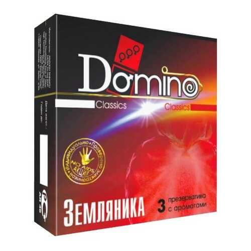 Презервативы Domino ароматизированные земляника 3 шт. в Мери Кей