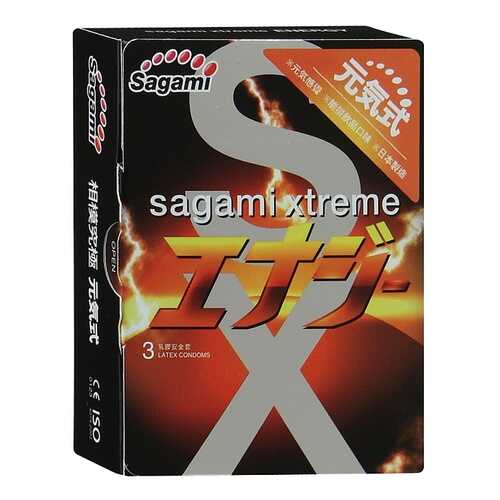 Презервативы Sagami Xtreme Energy ароматизированные 3 шт. в Мери Кей