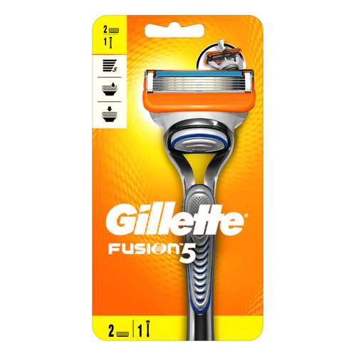 Мужская бритва Gillette Fusion5 с 2 сменными кассетами в Мери Кей