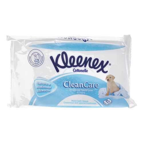 Туалетная бумага Kleenex CleanCare влажная листовая (сменный блок) 42 шт. в Мери Кей