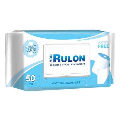 Туалетная бумага Mon rulon c пластиковым клапаном влажная 50 шт. в Мери Кей