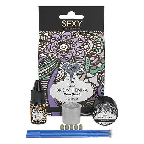 Краска для бровей Sexy Brow Henna Черная хна в Мери Кей