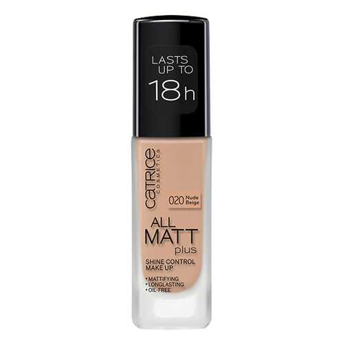 Тональный крем CATRICE All Matt Plus Shine Control Make Up Nude Beige №020 30 мл в Мери Кей