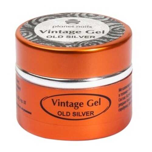 Planet Nails Гель-паста для чеканки Vintage Gel Old Silver в Мери Кей