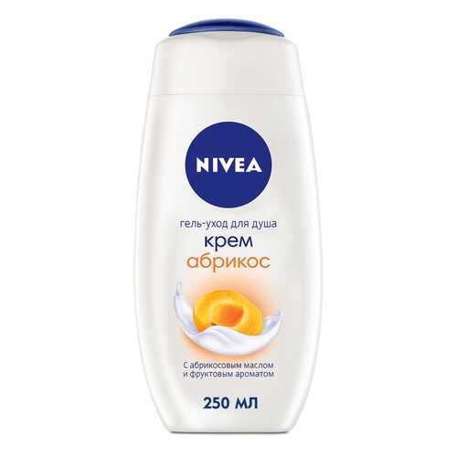 Гель для душа Nivea Bath Care Cream Shower Apricot And Milk 250 мл в Мери Кей