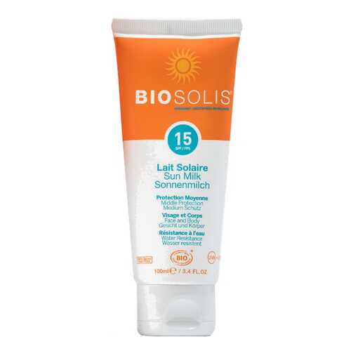 Солнцезащитное молочко Biosolis SPF 15 100 мл в Мери Кей