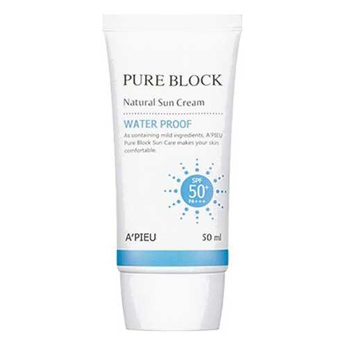 Солнцезащитное средство Apieu Pure Block Natural Waterproof Sun Cream SPF50+ 50 мл в Мери Кей