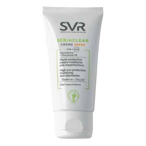 Солнцезащитное средство SVR Sebiaclear SPF50 Для лица 50 мл в Мери Кей