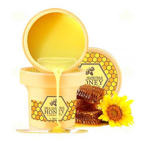 Парафиновая маска для рук c молоком и медом Milk Hand Wax Honey Laikou 120 гр. в Мери Кей