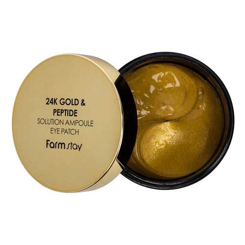 Патчи для глаз Farm Stay 24K Gold & Peptide Solution Ampoule Eye Patch 90 г в Мери Кей
