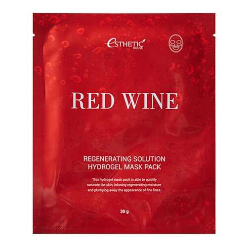 Маска для лица Esthetic House Red Wine Regenerating Solution Hydrogel Mask Pack 28 мл в Мери Кей