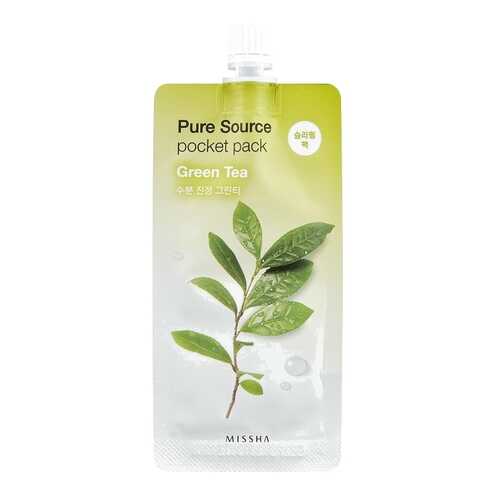 Маска для лица Missha Pure Source Pocket Pack - Green Tea 10 мл в Мери Кей