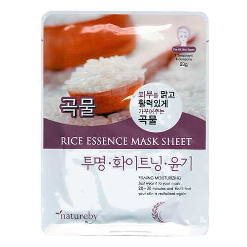 Маска для лица Natureby Rice Essence Mask Sheet 23 г в Мери Кей