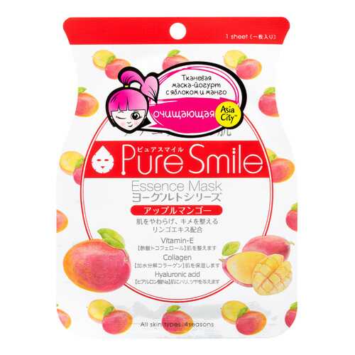 Маска для лица Sun Smile Yougurt с яблоком и манго в Мери Кей