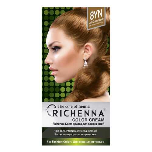 Краска для волос RICHENNA Color Cream 8YN Light Golden Blonde в Мери Кей