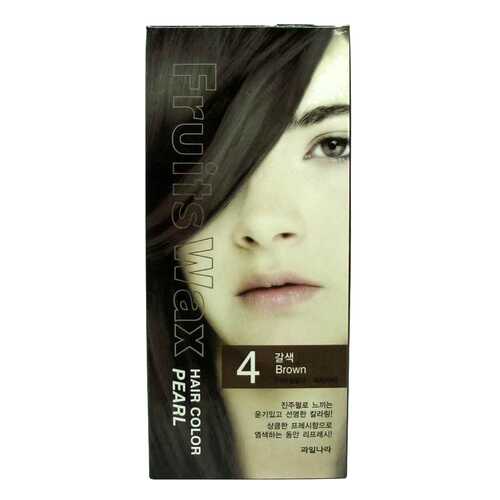 Краска для волос Welcos Fruits Wax Pearl Hair Color 04 Brown 60 мл в Мери Кей