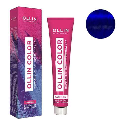 Крем-краска для волос Ollin Fashion Color перманентная Экстра-интенсивный синий 60 мл в Мери Кей