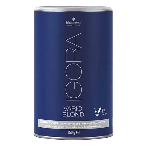 Порошок для обесцвечивания волос Schwarzkopf NEW Igora Vario Blond Super Plus 450 г в Мери Кей