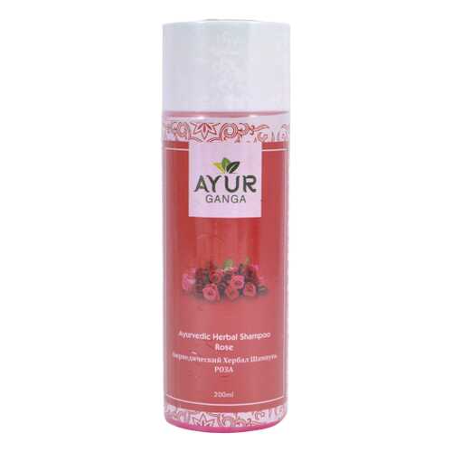 Шампунь РОЗА (Ayurvedic Herbal Shampoo ROSE) AYUR GANGA, 200мл в Мери Кей